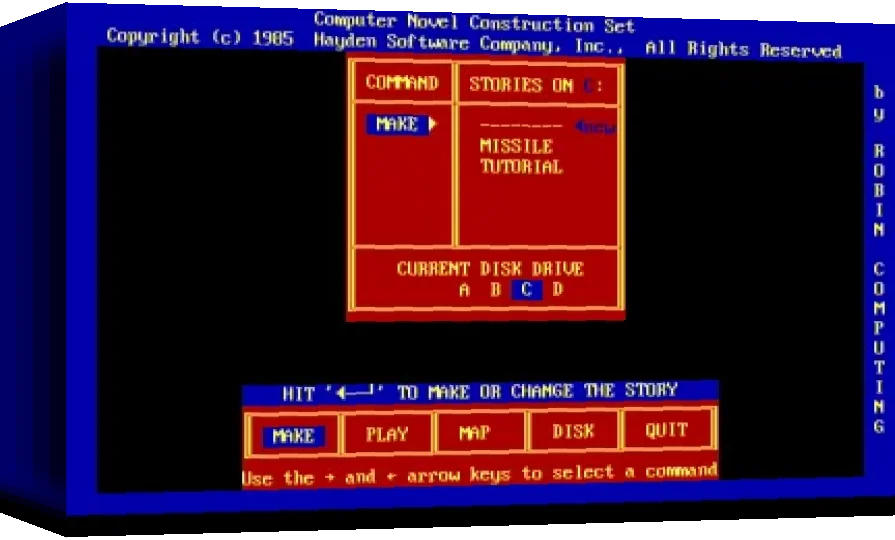 Computer Novel Construction Set — box-3D (WOR)