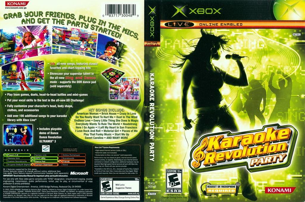 Karaoke Revolution Party — box-texture (US)
