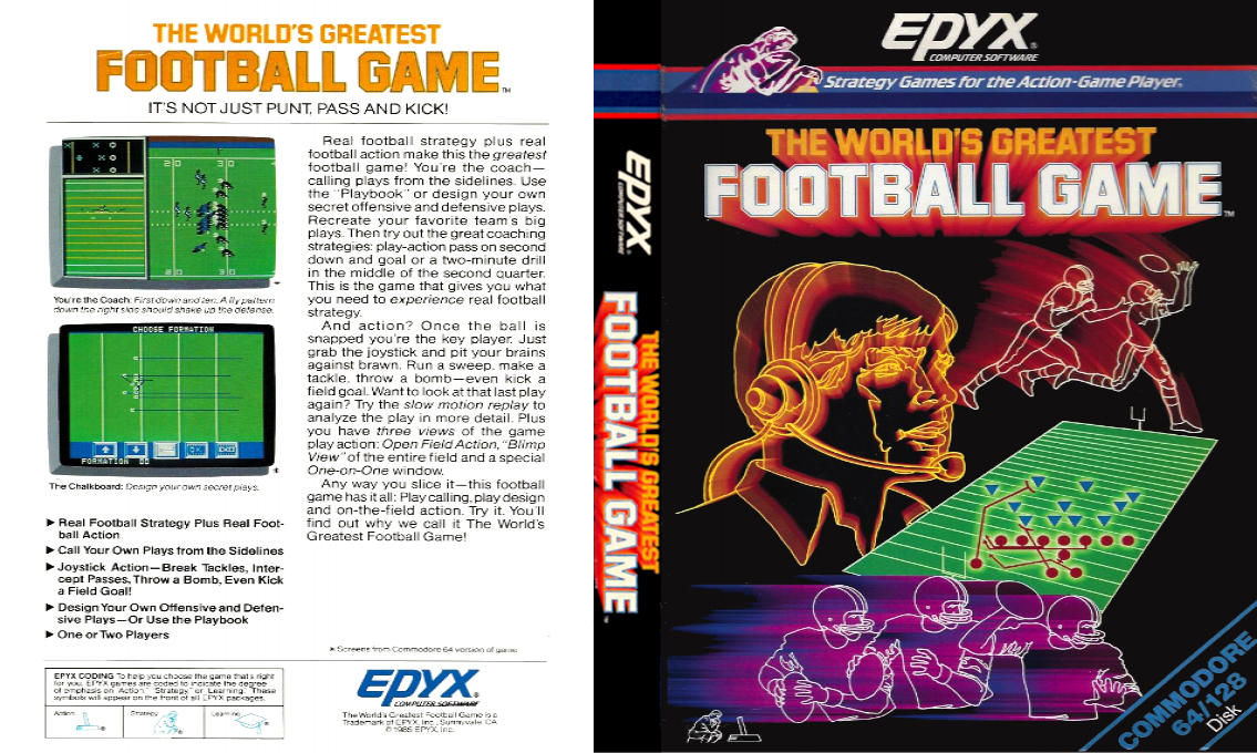 World's Greatest Football Game — box-texture (US)