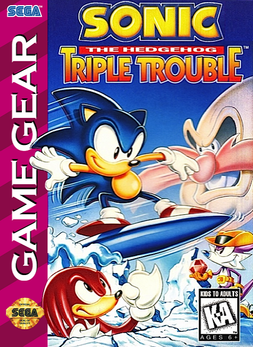 Sonic The Hedgehog - Triple Trouble box art