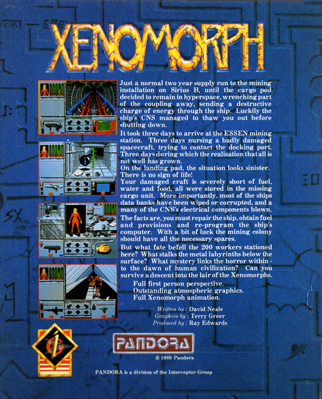 Xenomorph — box-2D-back (EU)