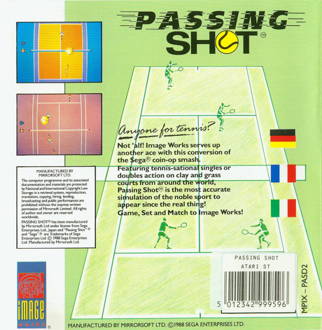 Passing Shot — box-2D-back (EU)