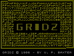 Gridz — sstitle (WOR)