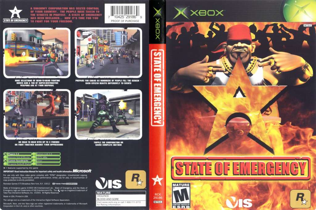 State Of Emergency — box-texture (US)