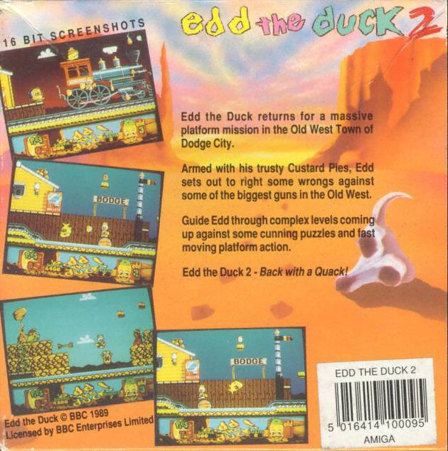 Edd the Duck 2 - Back with a Quack! — box-2D-back (CUS)