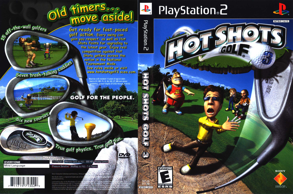 Hot Shots Golf 3 — box-texture (US)