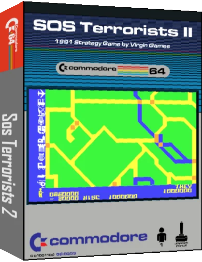 SOS Terrorists II — box-3D (CUS)