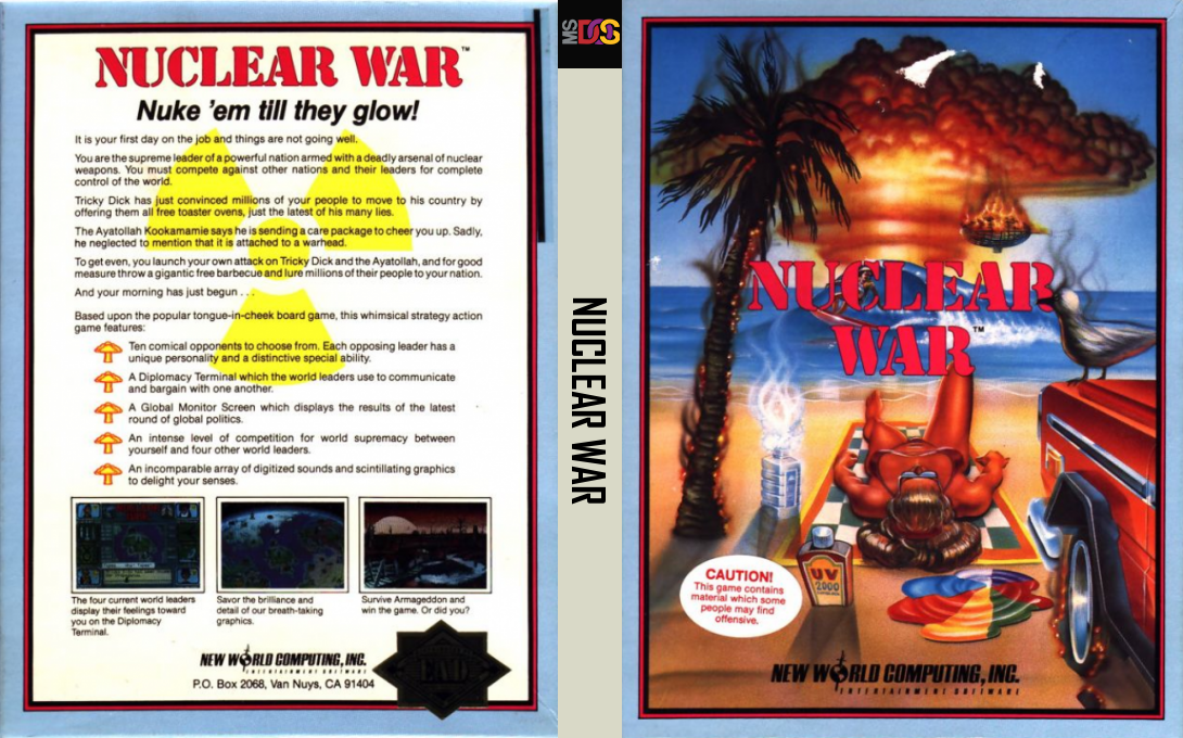 Nuclear War — box-texture (US)
