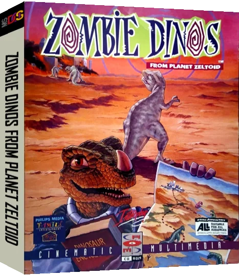 Zombie Dinos From Planet Zeltoid — box-3D (US)