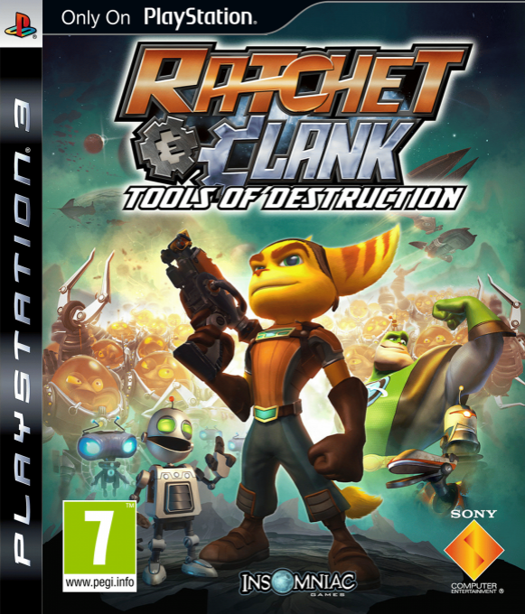 Ratchet & Clank Future - Tools of Destruction — box-2D (EU)