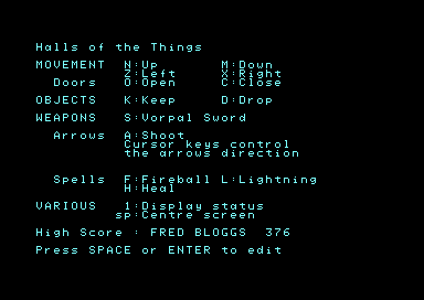 Halls Of The Things — sstitle (EU)