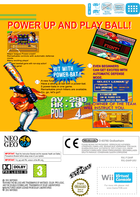 Baseball Stars 2 — box-2D-back (EU)