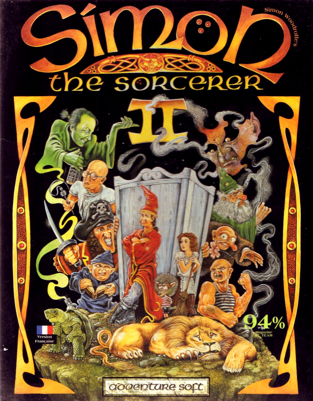 Simon The Sorcerer 2 - The Lion, The Wizard And The Wardrobe — box-2D (FR)