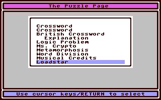The Puzzle Page #073 — ss (WOR)