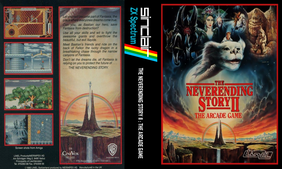 Neverending Story 2, The - The Arcade Game — box-texture (EU)