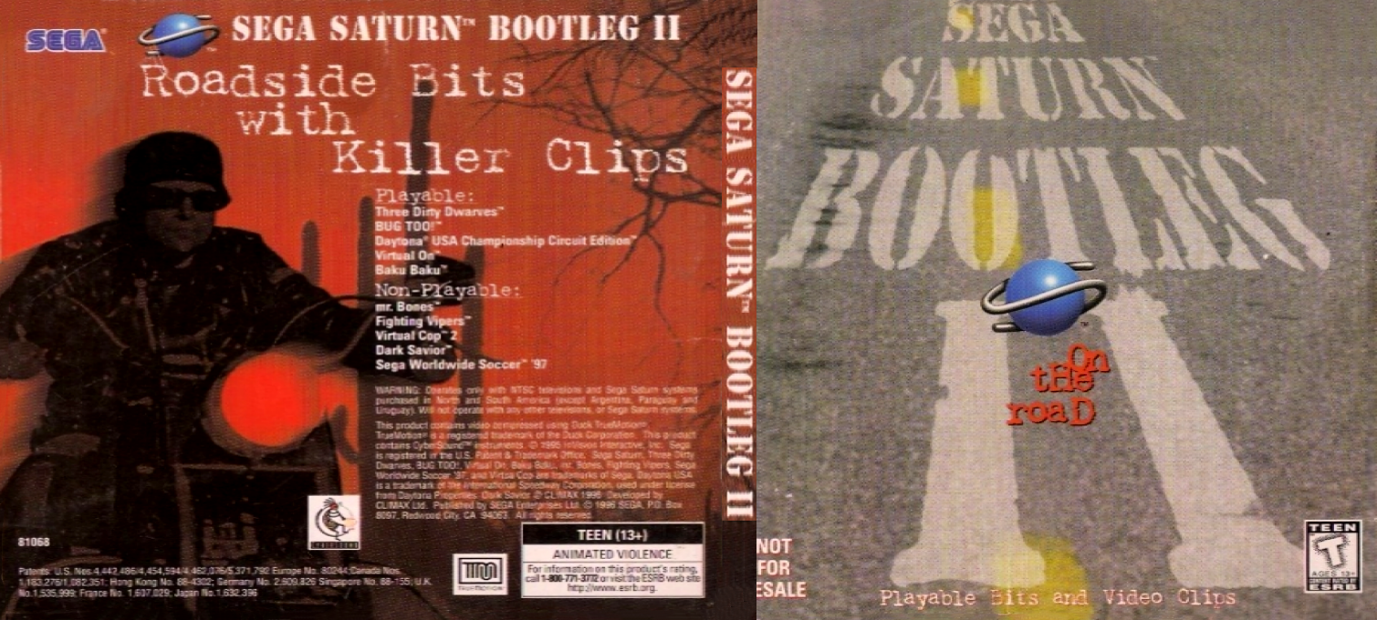 Sega Saturn Bootleg 2 - On The Road — box-texture (JP)
