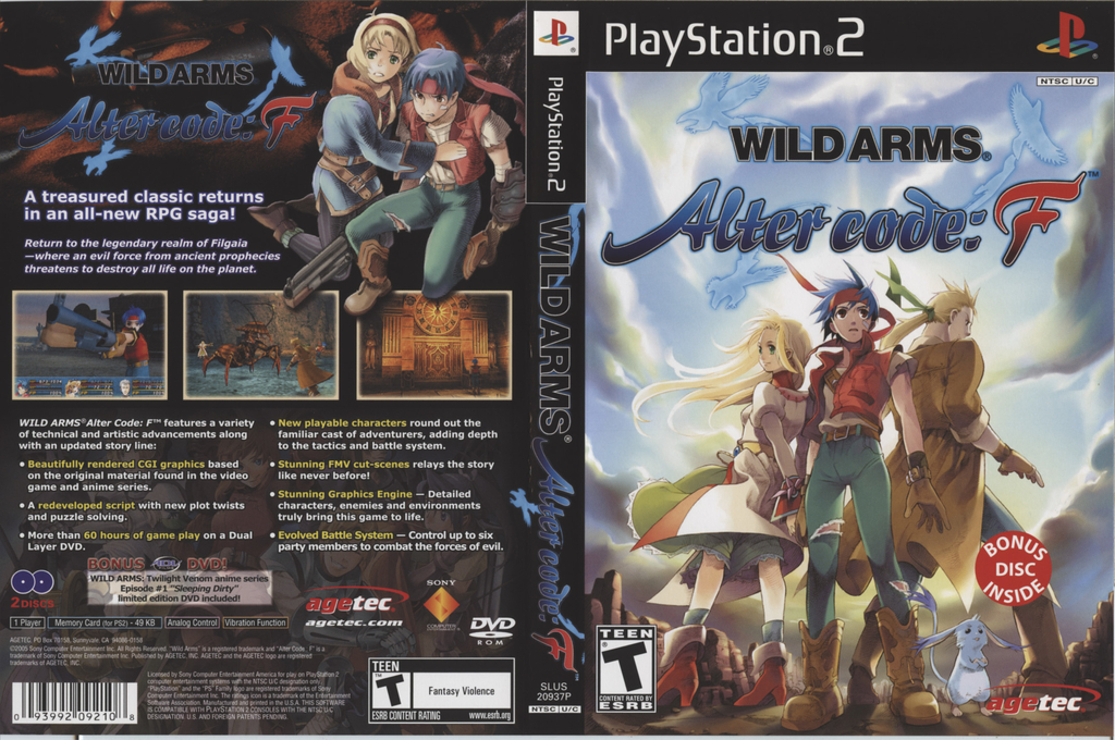 Wild Arms Alter Code - F — box-texture (US)