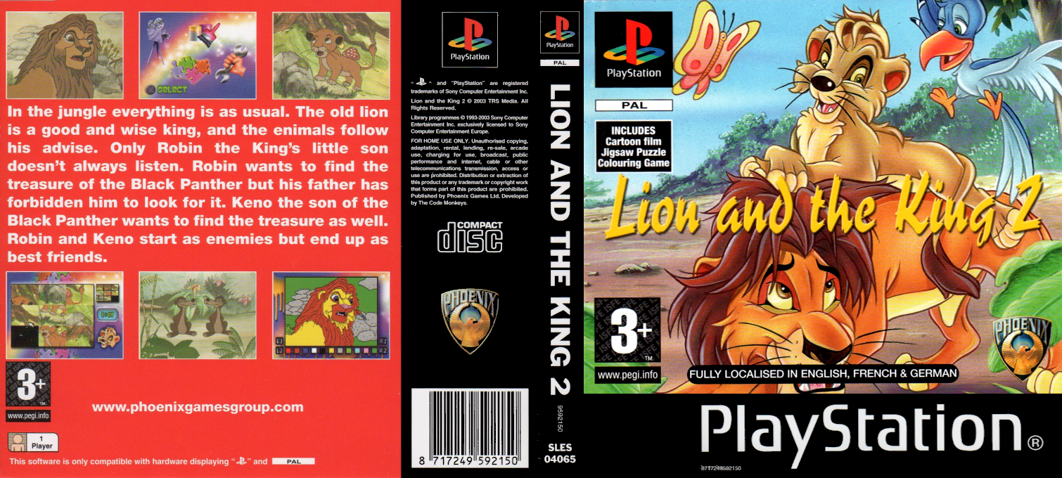 Lion And The King 2 — box-texture (EU)