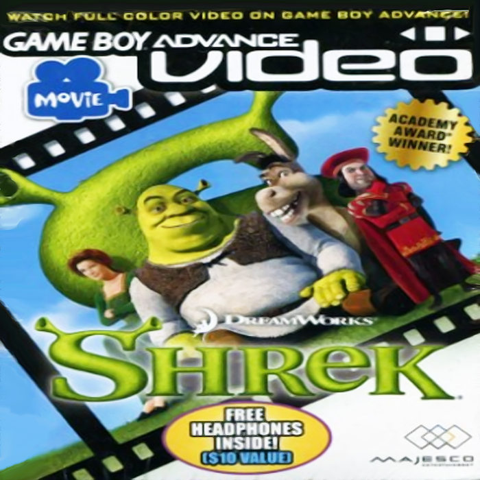 Game Boy Advance Video - Shrek box art