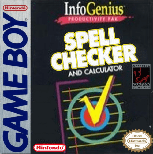 ZZZ(notgame):Infogenius Productivity Pak - Spell Checker And Calculator box art