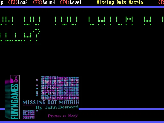 Missing Dots Matrix — mixrbv2 (WOR)
