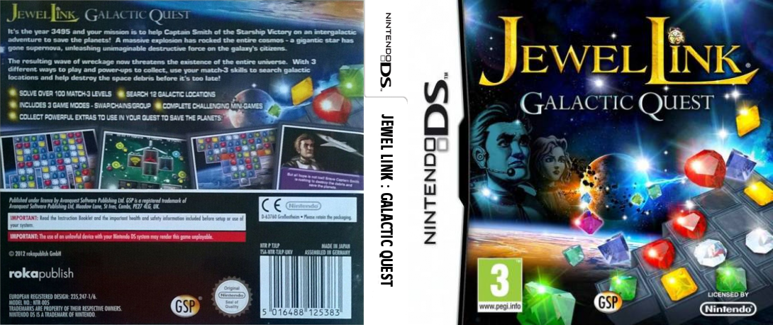 Jewel Link - Galactic Quest — box-texture (EU)