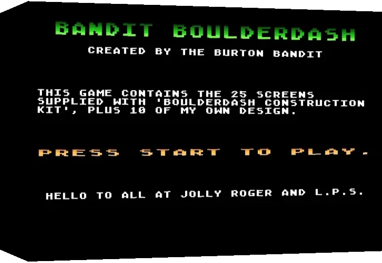 Bandit Boulderdash 01 — box-3D (WOR)