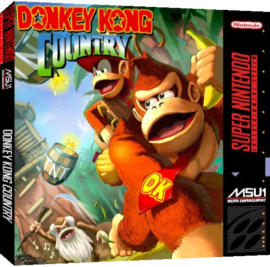 Donkey Kong Country — box-3D (US)