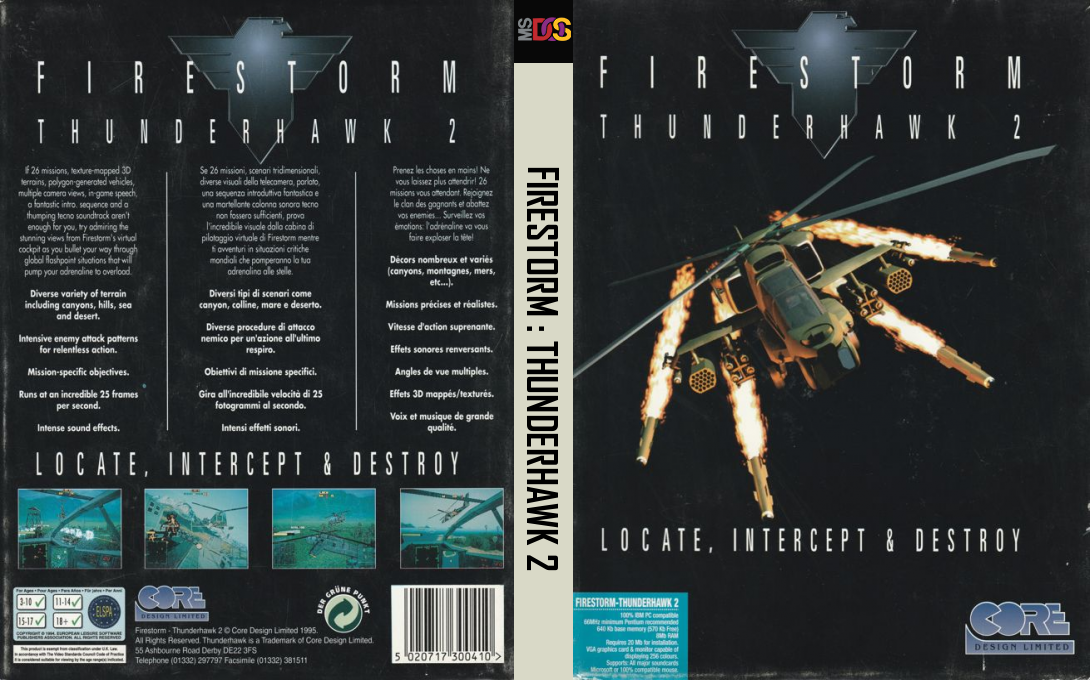 Firestorm - Thunderhawk 2 — box-texture (EU)