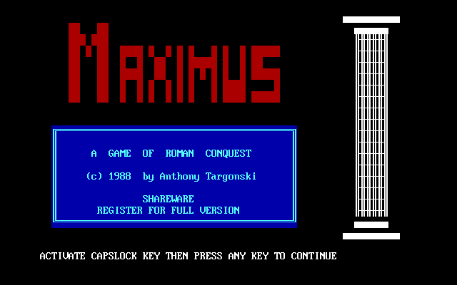 Maximus box art