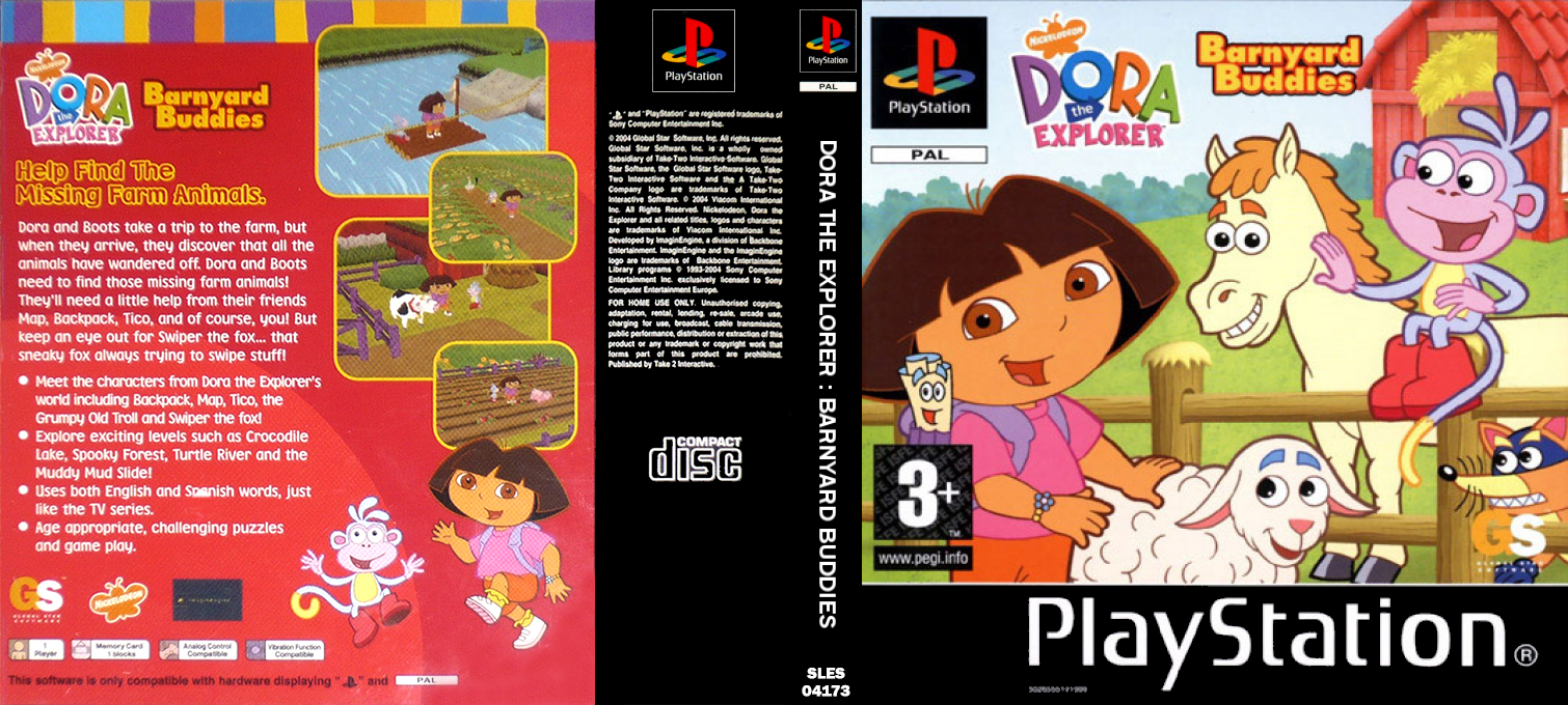Dora The Explorer - Barnyard Buddies — box-texture (EU)