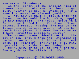 Prehistoric Adventure — sstitle (WOR)