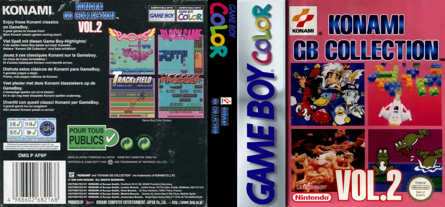 Konami Gb Collection Vol. 2 — box-texture (EU)