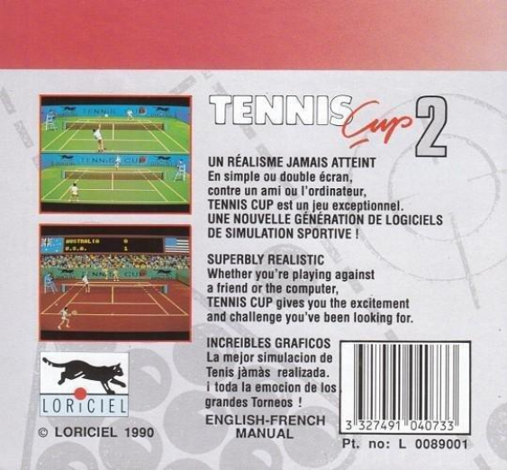 Tennis Cup 2 — box-2D-back (EU)
