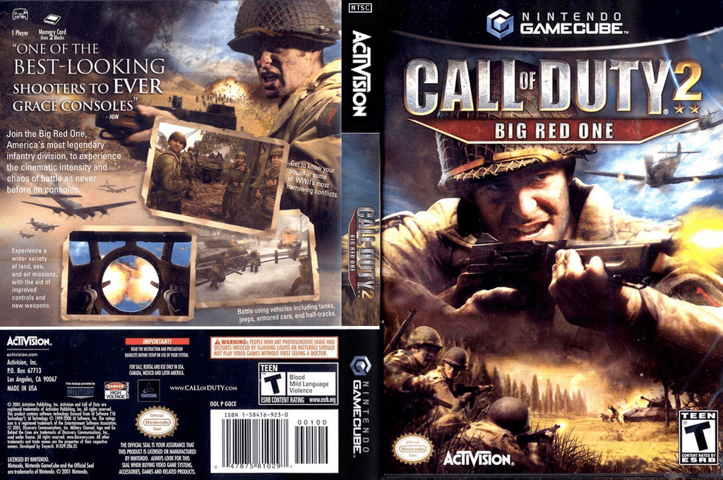 Call of Duty 2 - Big Red One — box-texture (US)