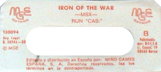 Iron Of The War — support-texture (SP)