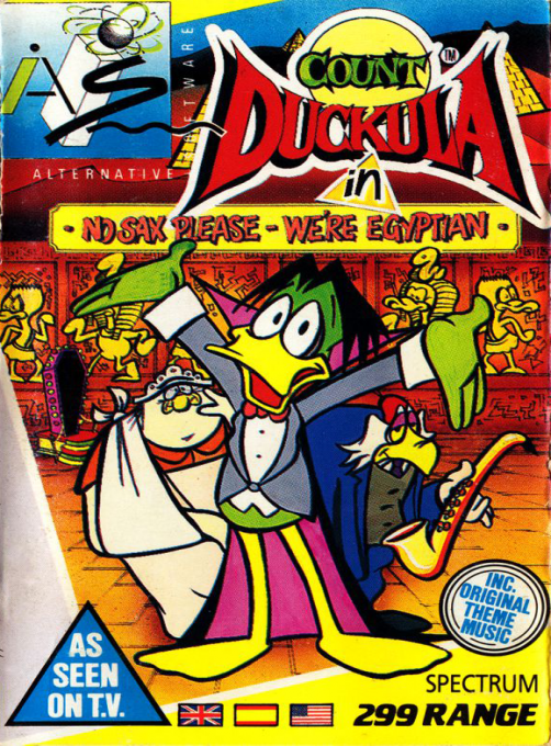 Count Duckula in No Sax Please - We're Egyptian box art