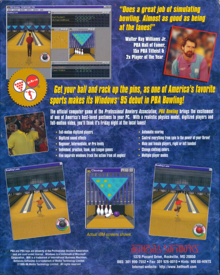 PBA Bowling — box-2D-back (WOR)