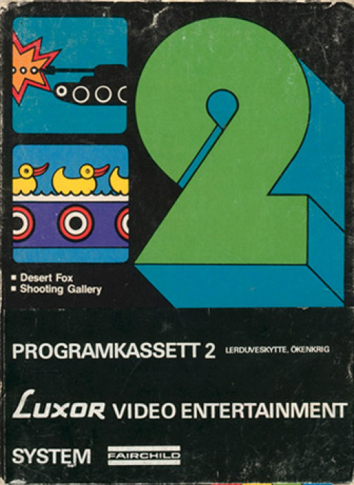 Videocart-2 - Desert Fox, Shooting Gallery — box-2D (SE)