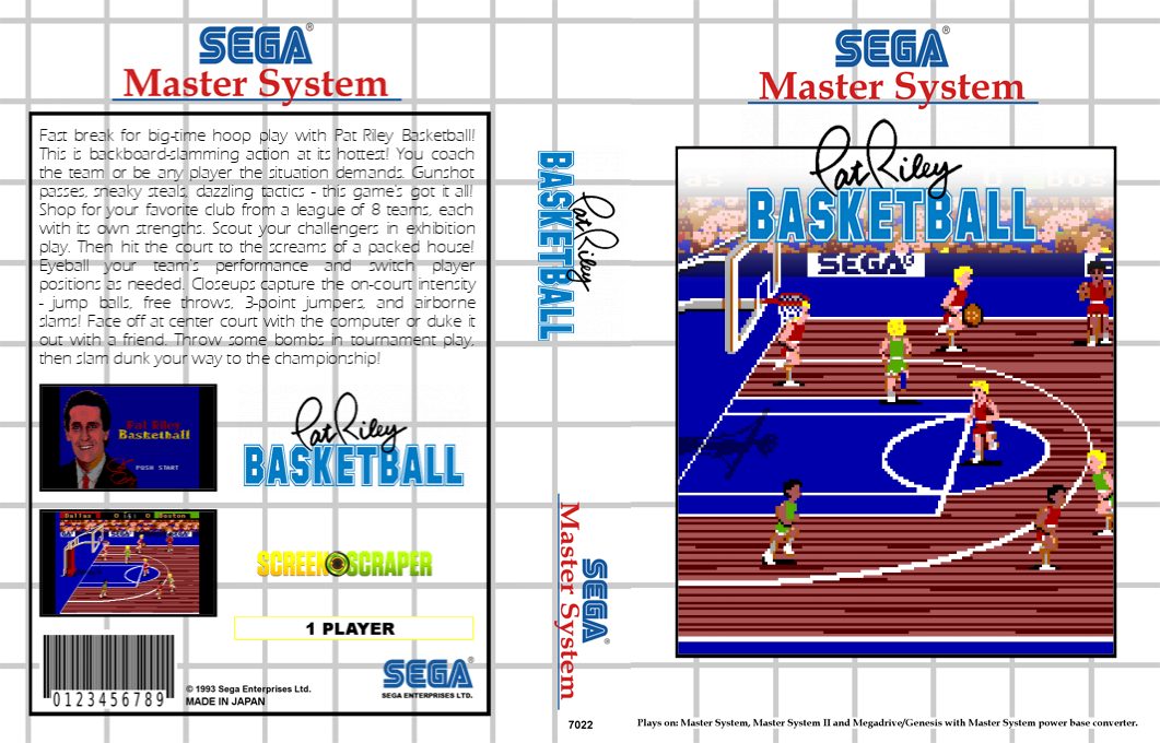 Pat Riley Basketball — box-texture (SS)