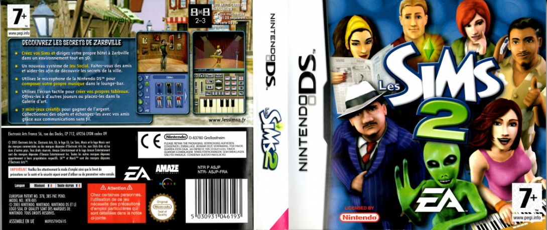 Sims 2, The - Hachamecha Hotel Life — box-texture (FR)