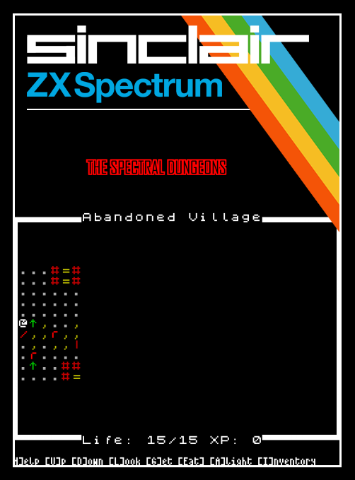 Spectral Dungeons, The box art