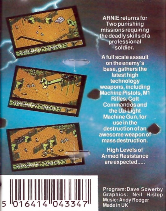 Arnie 2 — box-2D-back (EU)