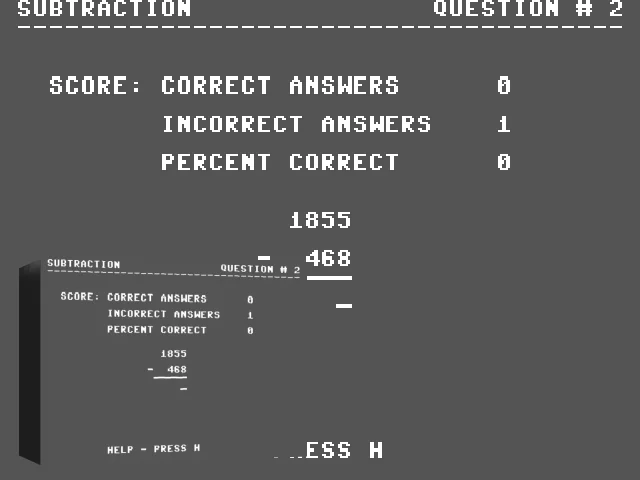 Substraction Test — mixrbv2 (WOR)