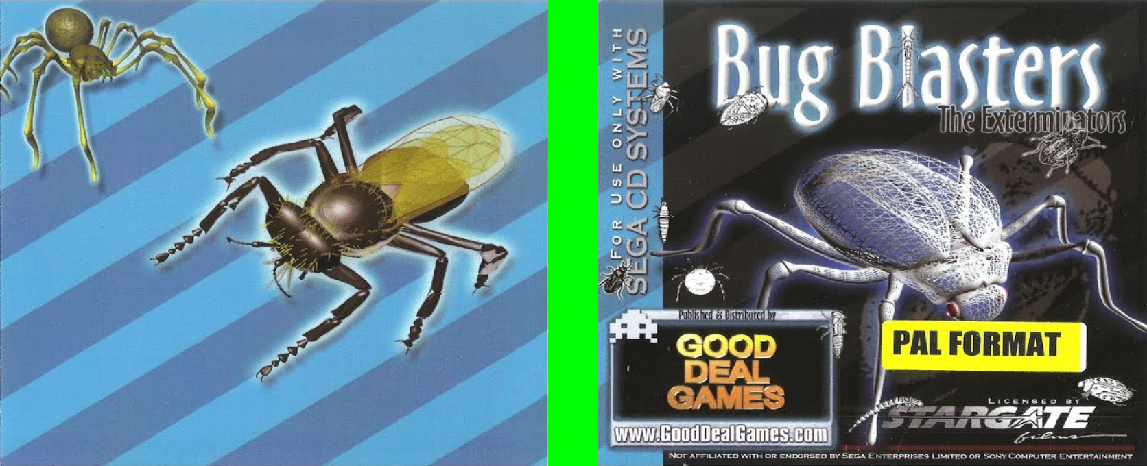 Bug Blasters - The Exterminators — box-texture (EU)