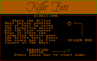 Killer Bees box art