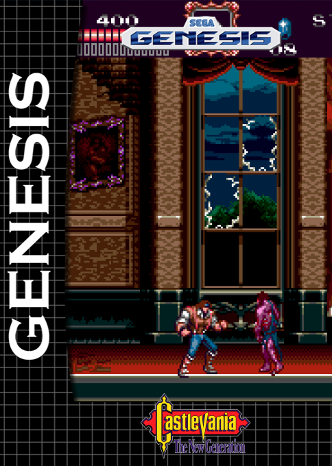Castlevania - The New Generation — box-2D (SS)