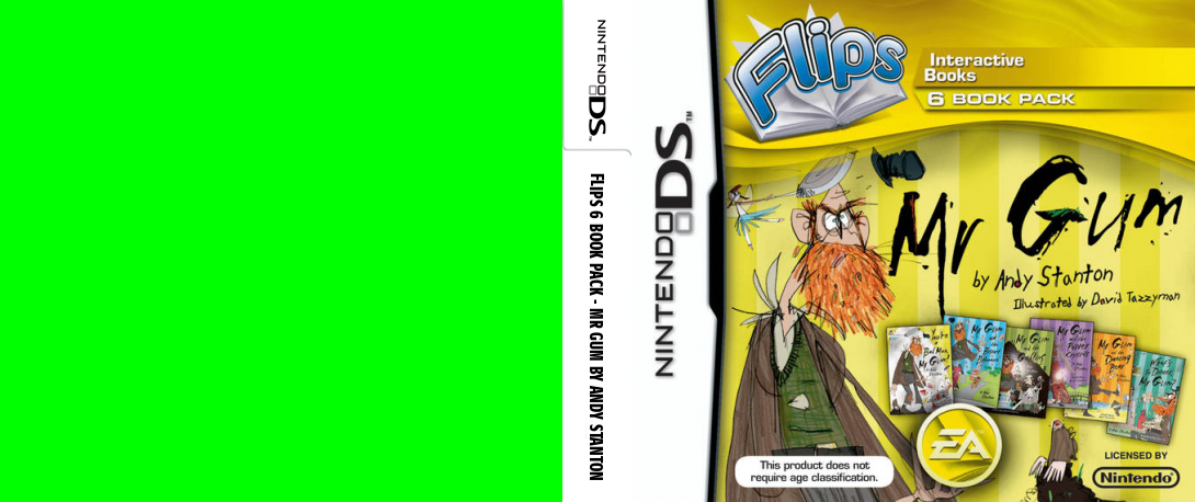 Flips 6 Book Pack - Mr Gum by Andy Stanton — box-texture (EU)
