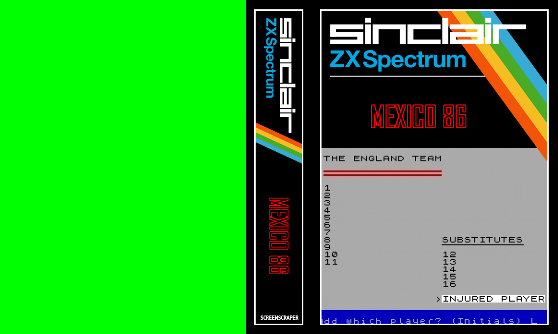 Mexico '86 — box-texture (SS)