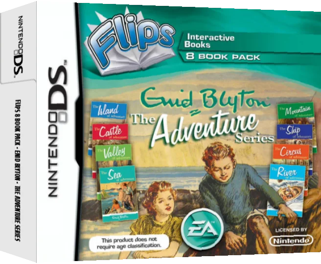 Flips 8 Book Pack - Enid Blyton - The Adventure Series — box-3D (EU)